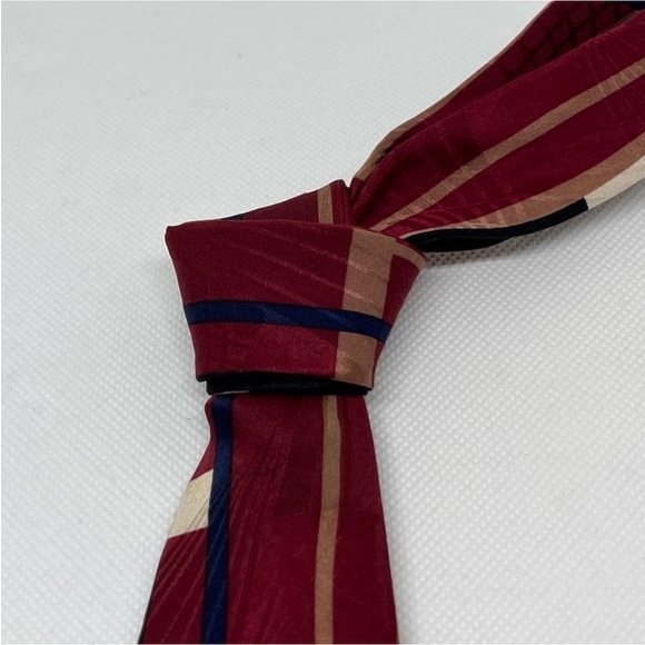 EUC Vintage Courreges Homme Linear Pattern Tie - Picture 5 of 8